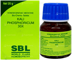 Sbl Kali Phosphoricum 30X Biochemic Tablet 25Gm Sbl Kali Phosphoricum 30X Biochemic Tablet 25Gm