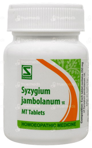 Dr Willmar Schwabe Syzygium Jambolanum 1X Mt Tablet 20Gm
