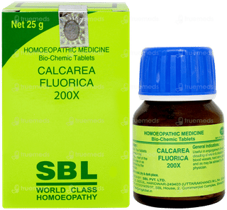 Sbl Calcarea Fluorica 200x Biochemic Tablet 25gm