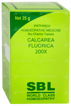 Sbl Calcarea Fluorica 200x Biochemic Tablet 25gm
