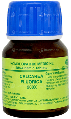 Sbl Calcarea Fluorica 200x Biochemic Tablet 25gm