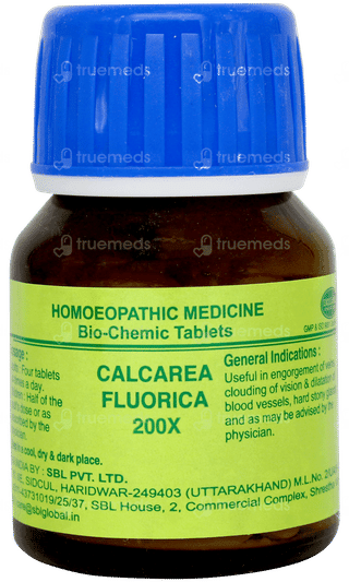 Sbl Calcarea Fluorica 200x Biochemic Tablet 25gm
