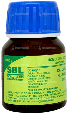 Sbl Calcarea Fluorica 200x Biochemic Tablet 25gm
