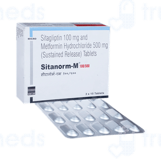 Sitanorm M 100/500 Tablet Sr 15
