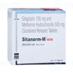 Sitanorm M 100/500 Tablet Sr 15 Sitanorm M 100/500 Tablet Sr 15
