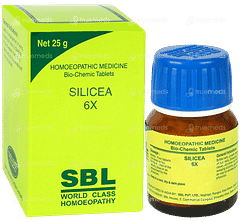 Sbl Silicea 6x Tablet 25gm Sbl Silicea 6x Tablet 25gm