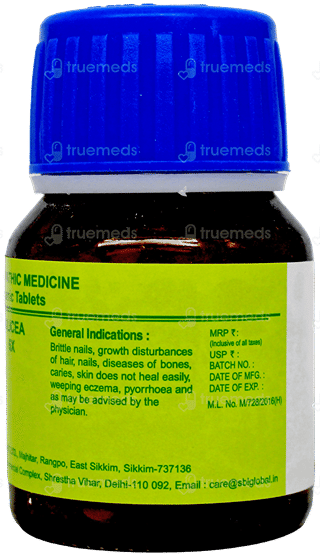 Sbl Silicea 6X Tablet 25Gm