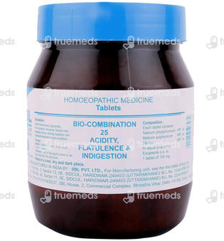 Sbl Bio Combination 25 Acidity Flatulence And Indigestion Tablet 450 GM