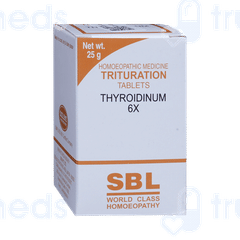 Sbl Thyroidinum 6x Trituration Tablet 25gm