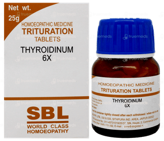 Sbl Thyroidinum 6X Trituration Tablet 25Gm