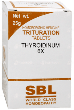 Sbl Thyroidinum 6X Trituration Tablet 25Gm Sbl Thyroidinum 6X Trituration Tablet 25Gm