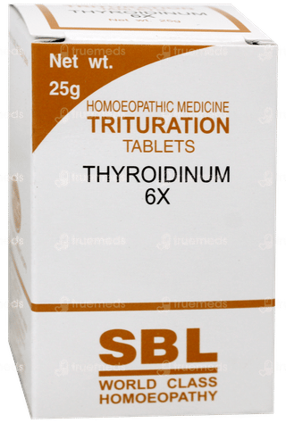 Sbl Thyroidinum 6X Trituration Tablet 25Gm
