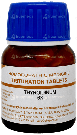 Sbl Thyroidinum 6X Trituration Tablet 25Gm
