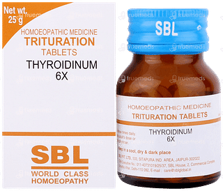 Sbl Thyroidinum Trituration 6x Tablet 25 GM