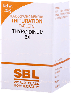 Sbl Thyroidinum 6x Trituration Tablet 25gm