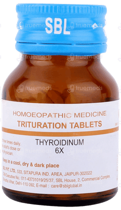 Sbl Thyroidinum 6x Trituration Tablet 25gm