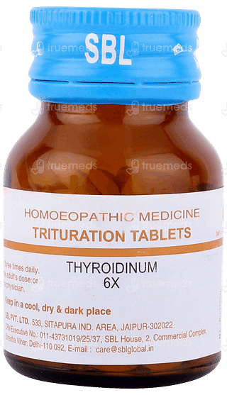 Sbl Thyroidinum Trituration 6x Tablet 25 GM