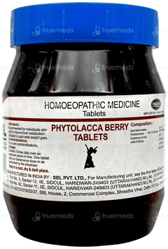 Sbl Phytolacca Berry Tablet 450Gm