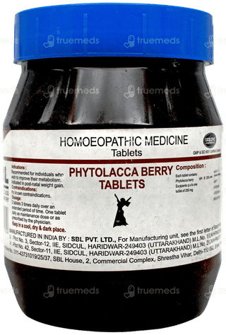Sbl Phytolacca Berry Tablet 450Gm