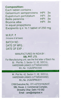 Sbl Af Tabs 25gm