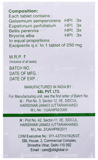 Sbl Af Tabs 25gm