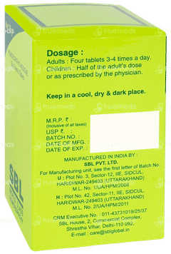 Sbl Kali Phosphoricum 12x Biochemic Tablet 25gm Sbl Kali Phosphoricum 12x Biochemic Tablet 25gm