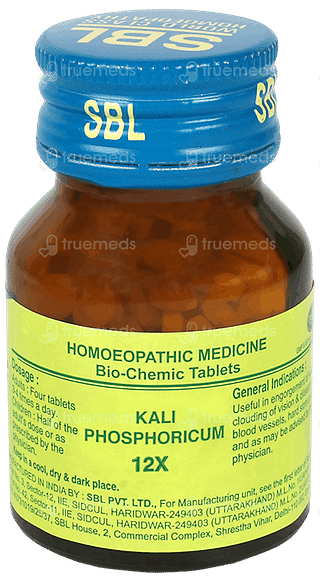 Sbl Kali Phosphoricum 12x Tablet 25gm