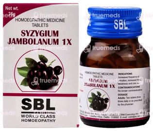 Sbl Syzygium Jambolanum 1x Trituration Tablet 25 GM