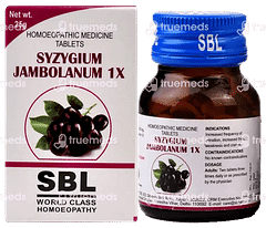 Sbl Syzygium Jambolanum 1x Tablet 25gm