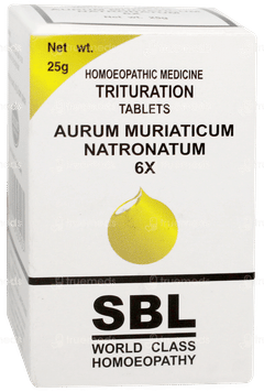 Sbl Aurum Muriaticum Natronatum 6x Trituration Tablet 25gm
