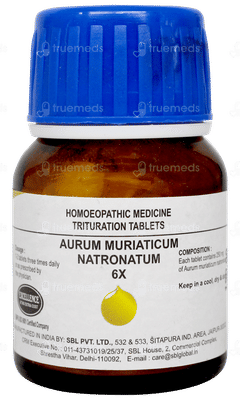 Sbl Aurum Muriaticum Natronatum 6x Trituration Tablet 25gm