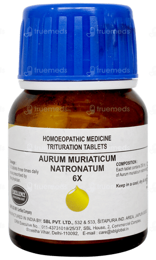 Sbl Aurum Muriaticum Natronatum 6x Trituration Tablet 25gm
