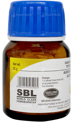 Sbl Aurum Muriaticum Natronatum 6x Trituration Tablet 25gm