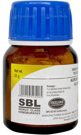 Sbl Aurum Muriaticum Natronatum 6x Trituration Tablet 25gm