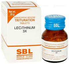 Sbl Lecithinum 3x Trituration Tablet 25gm