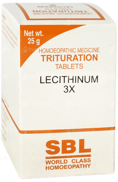 Sbl Lecithinum 3x Trituration Tablet 25gm