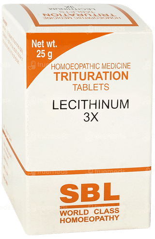 Sbl Lecithinum 3x Trituration Tablet 25gm