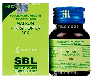 Sbl Natrum Phosphoricum 30x Biochemic Tablet 25 GM