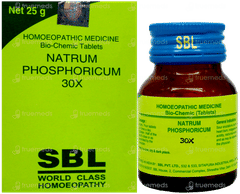 Sbl Natrum Phosphoricum 30X Biochemic Tablet 25Gm