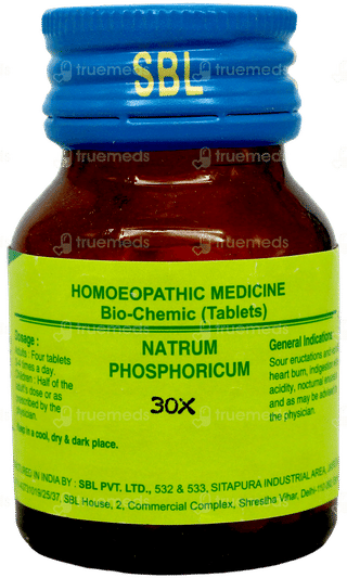 Sbl Natrum Phosphoricum 30X Biochemic Tablet 25Gm