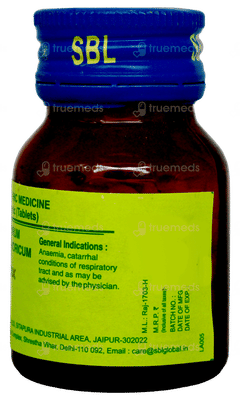 Sbl Ferrum Phosphoricum 200x Biochemic Tablet 25 GM