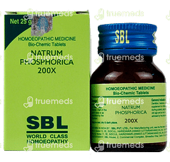 Sbl Natrum Phosphoricum 200x Biochemic Tablet 25gm Sbl Natrum Phosphoricum 200x Biochemic Tablet 25gm