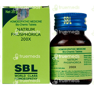 Sbl Natrum Phosphoricum 200x Biochemic Tablet 25 GM