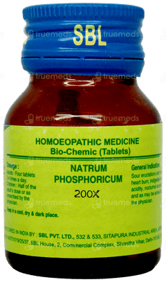 Sbl Natrum Phosphoricum 200X Biochemic Tablet 25Gm