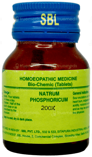 Sbl Natrum Phosphoricum 200X Biochemic Tablet 25Gm