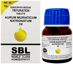 Sbl Aurum Muriaticum Natronatum 3x Trituration Tablet 25gm