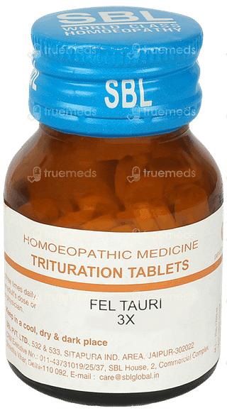 Sbl Fel Tauri 3x Trituration Tablet 25gm