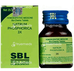 Sbl Natrum Phosphoricum 3x Biochemic Tablet 25gm Sbl Natrum Phosphoricum 3x Biochemic Tablet 25gm