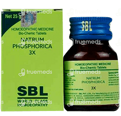 Sbl Natrum Phosphoricum 3x Biochemic Tablet 25 GM