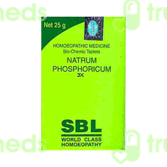 Sbl Natrum Phosphoricum 3x Biochemic Tablet 25gm